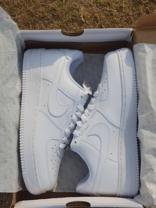 Nike Air Force1 Tripple White Premium AAA - Image 7